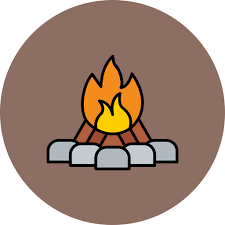 Camp Fire Free Holidays Icons