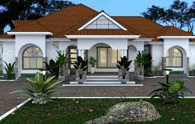 A Modern 4 Bedroom Bungalow House Plan