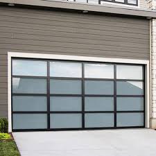 Insulated Glass Alumium Garage Door