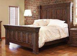 Ifd Terra King Panel Bed In Chocolate