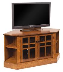 54 Wood Corner Tv Stand From