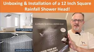 Rainfall Shower Head Unboxing