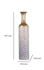 Kezevel Metal Tall Floor Vase