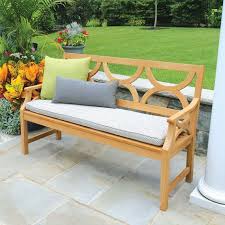 Fiori 5 Ft Teak Garden Bench Luxury Outdoor Benches