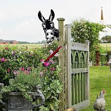 Metal Donkey Garden Ornaments For