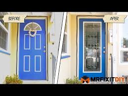 Adding Glass To Your Front Door A Diy