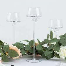 Vase Centerpieces Glass Candle Holders