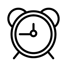 Alarm Watch Icon Png Outline Border