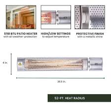 Halogen Infrared Electric Patio Heater