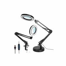 Lighted Magnifying Desk Lamp Support Plus