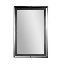 Deco Mirror 24 In X 36 In Black