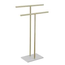 Bwe 2 Tier Standing Towel Rack With