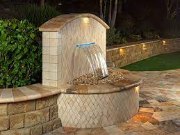 Outdoor Water Features From System Pavers