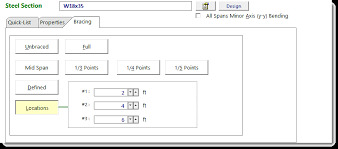 calculation modules beams multiple