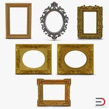 Baroque Picture Frames 3d Models