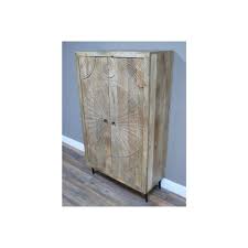 Rustic Mango Wood Two Door Cabinet