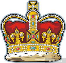 British Crown Icon Cartoon Royalty Free