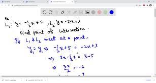 Solved L1 Equation Of A Line Is Y 1