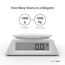 how many grams in a kilogram howmanypedia