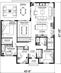 Ranch Home Plan 4 Bedrms 3 Baths