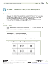 Algebra I Module 1 Topic C Lesson 11