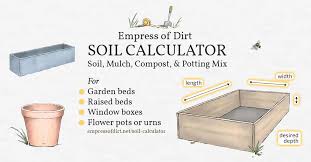 Soil Calculator Mulch Compost