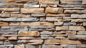 Cladding With A Rustic Stone Texture