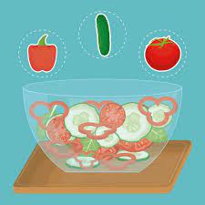 Vector Bowl With Vegetables Salad Icon