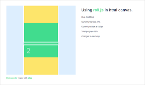 page scrolling effects with roll js
