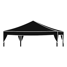 Premium Vector Event Tent Icon Simple