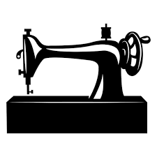 Sewing Machine Icon Logo Vector Design