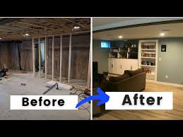 Complete Basement Renovation Time Lapse