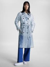 Th Monogram Transpa Trench Coat
