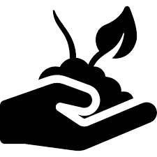 Hand With Growing Plant Icon