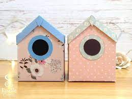 Bird House Favour Box Svg Pdf Template
