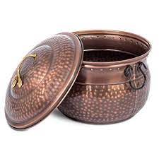 Birdrock Home Hammered Hose Pot With