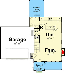 House Plan With 2 Car Garage
