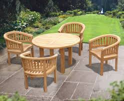 Titan Teak Garden Table And 4 Chairs