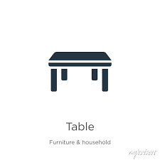 Table Icon Vector Trendy Flat Table