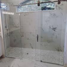 Barn Style Glass Shower Doors