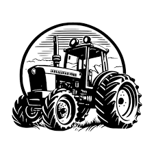 Tractor Logo Ilration Emblem Design