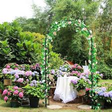 Wedding Arch Garden Arbor Curved Metal