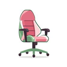 Office Chair On A Clean White Background