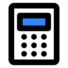 Calculator One Icon For