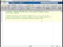 Matlab Tutorial Using A For Loop To