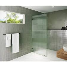 Oil Rubbed Frosted Shower Doors For