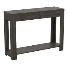 Grey Rectangle Wood Console Table