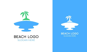 Simple Beach Logo Design