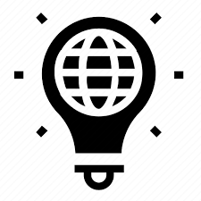 Global Light Bulb Earth Globe Lamp