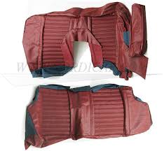 Upholstery Rear Seat Red Set Seat And Back